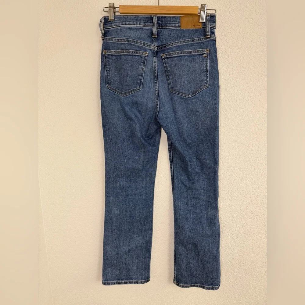 Madewell Cali-Demi Boot Jeans in Bodney Wash High Rise Blue Denim Size 25 - Picture 6 of 12